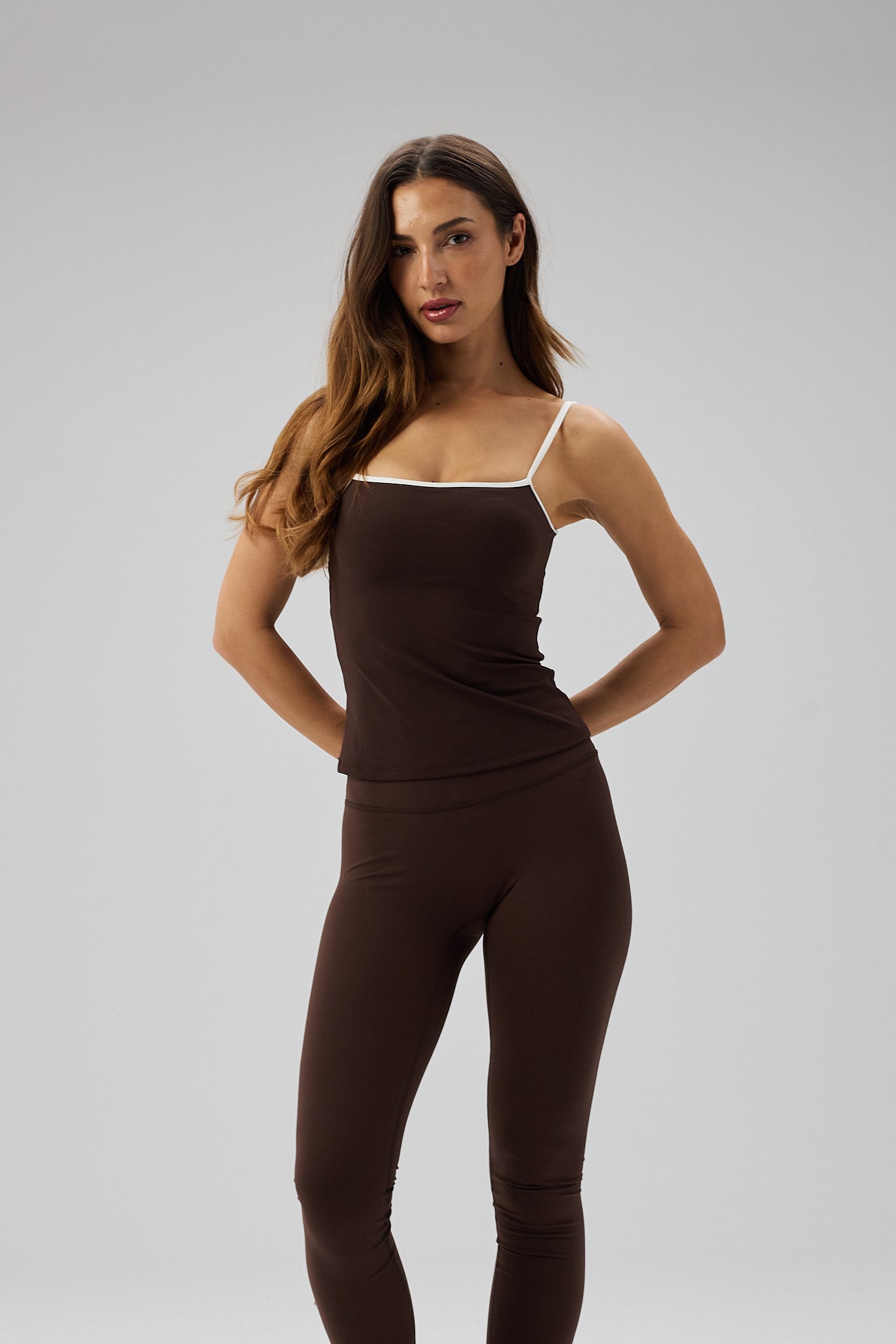 Active Tank Top - Pecan Brown | Exercere