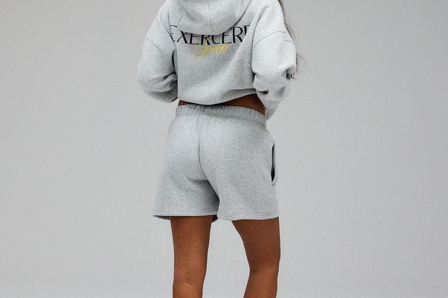 Exercere Sweat Sweat Shorts - Grey Melange