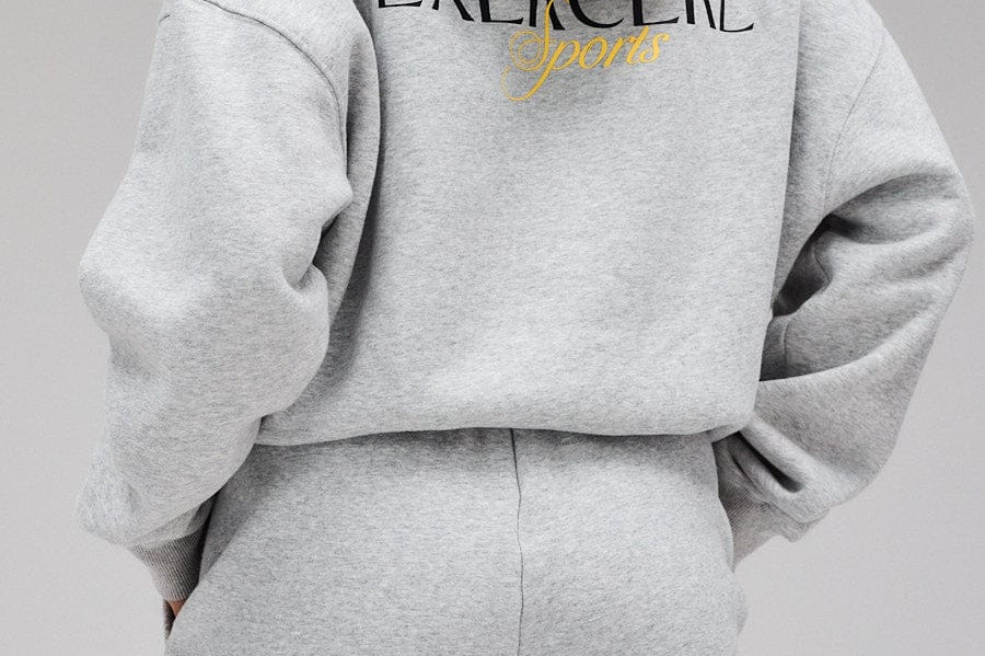 Exercere Sweat Sweat Shorts - Grey Melange