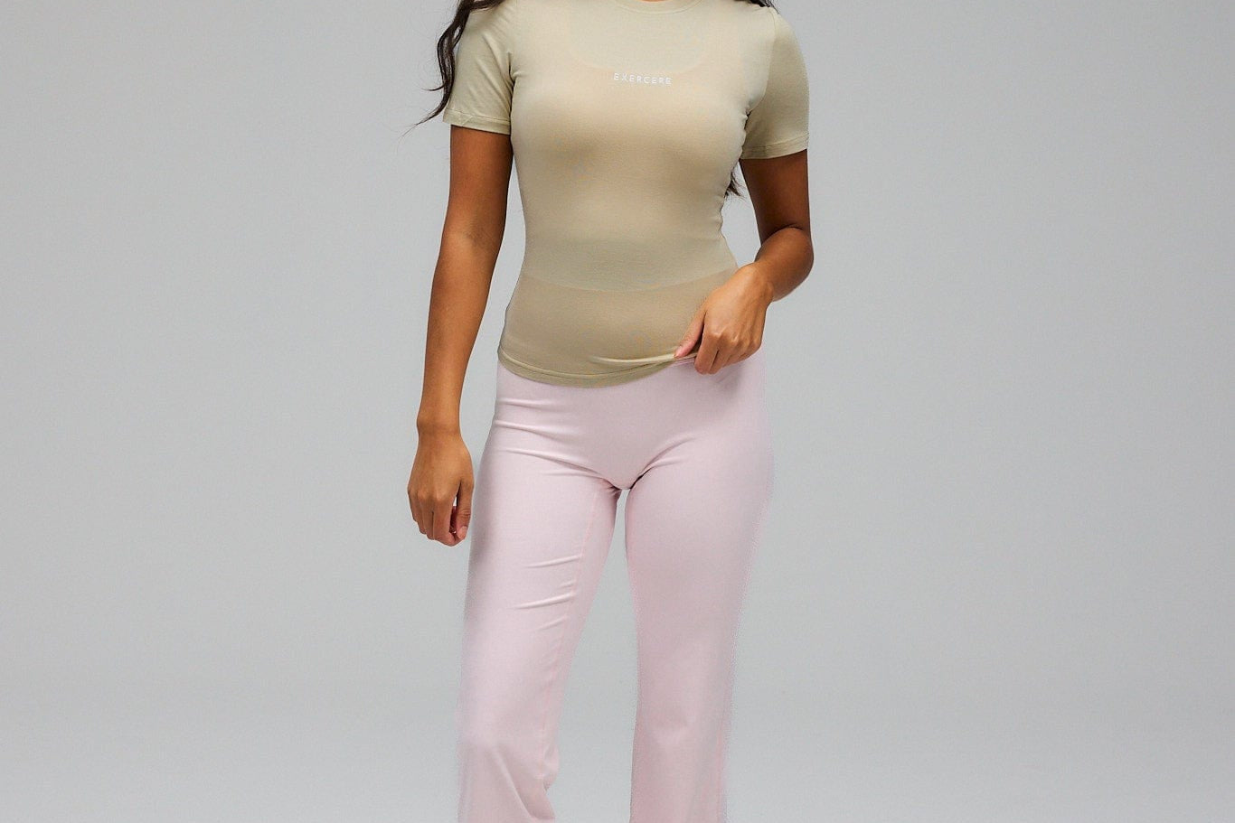 Exercere Tops Jersey T-shirt - Latte Beige