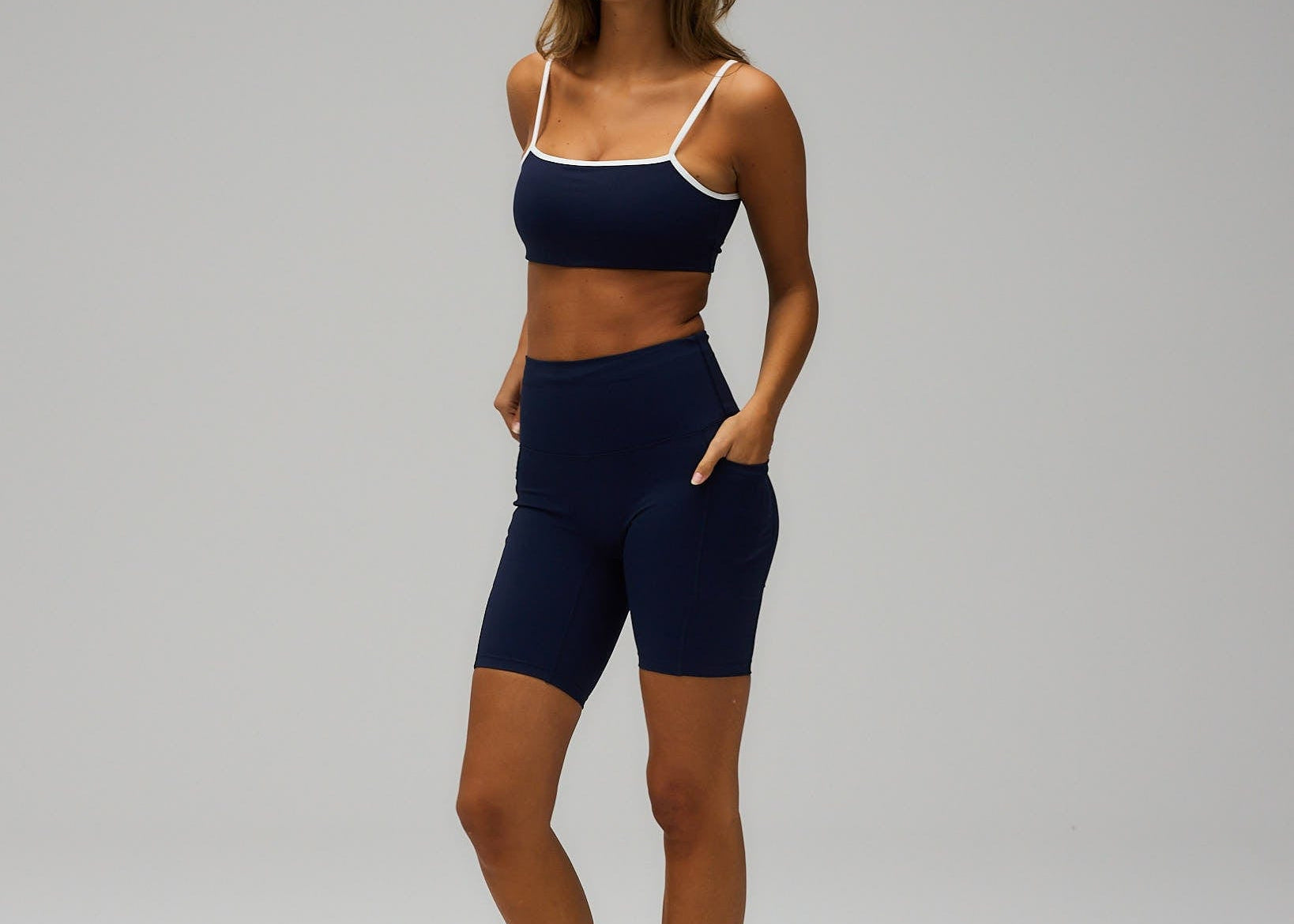 Exercere Shorts Active Pocket Shorts - Navy