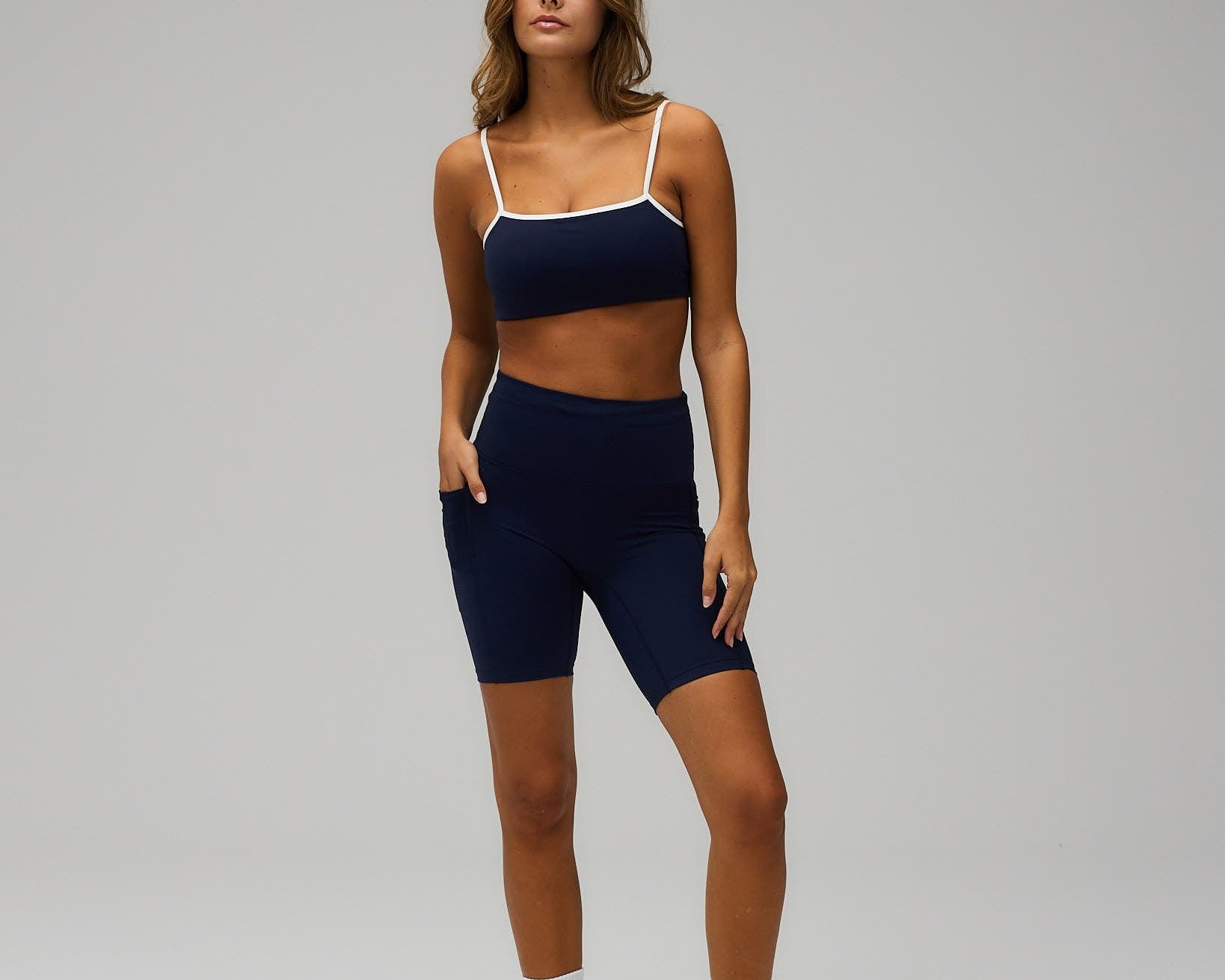 Exercere Shorts Active Pocket Shorts - Navy