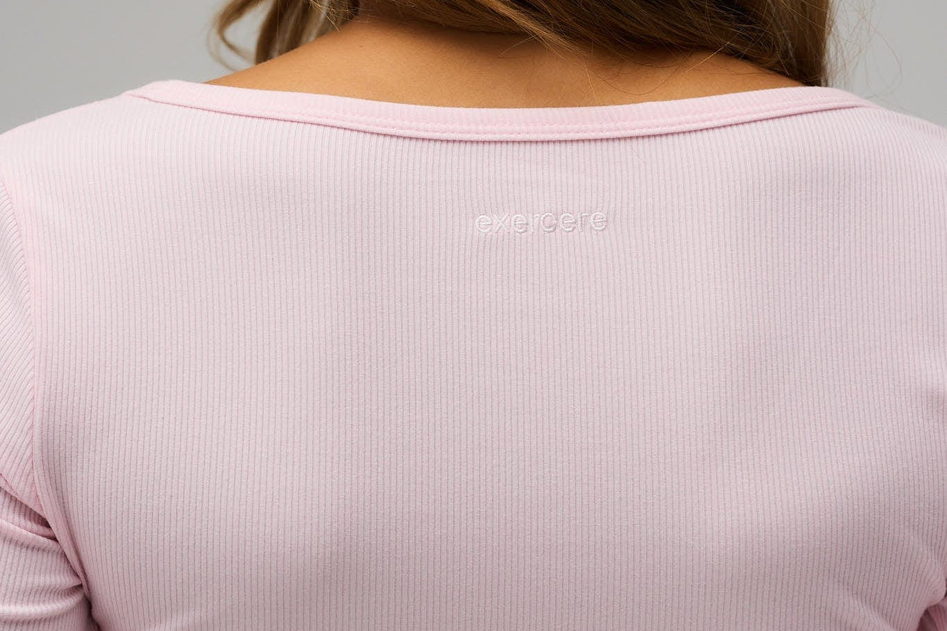 Exercere Rib Long Sleeve Rib Long Sleeve - Soft Pink