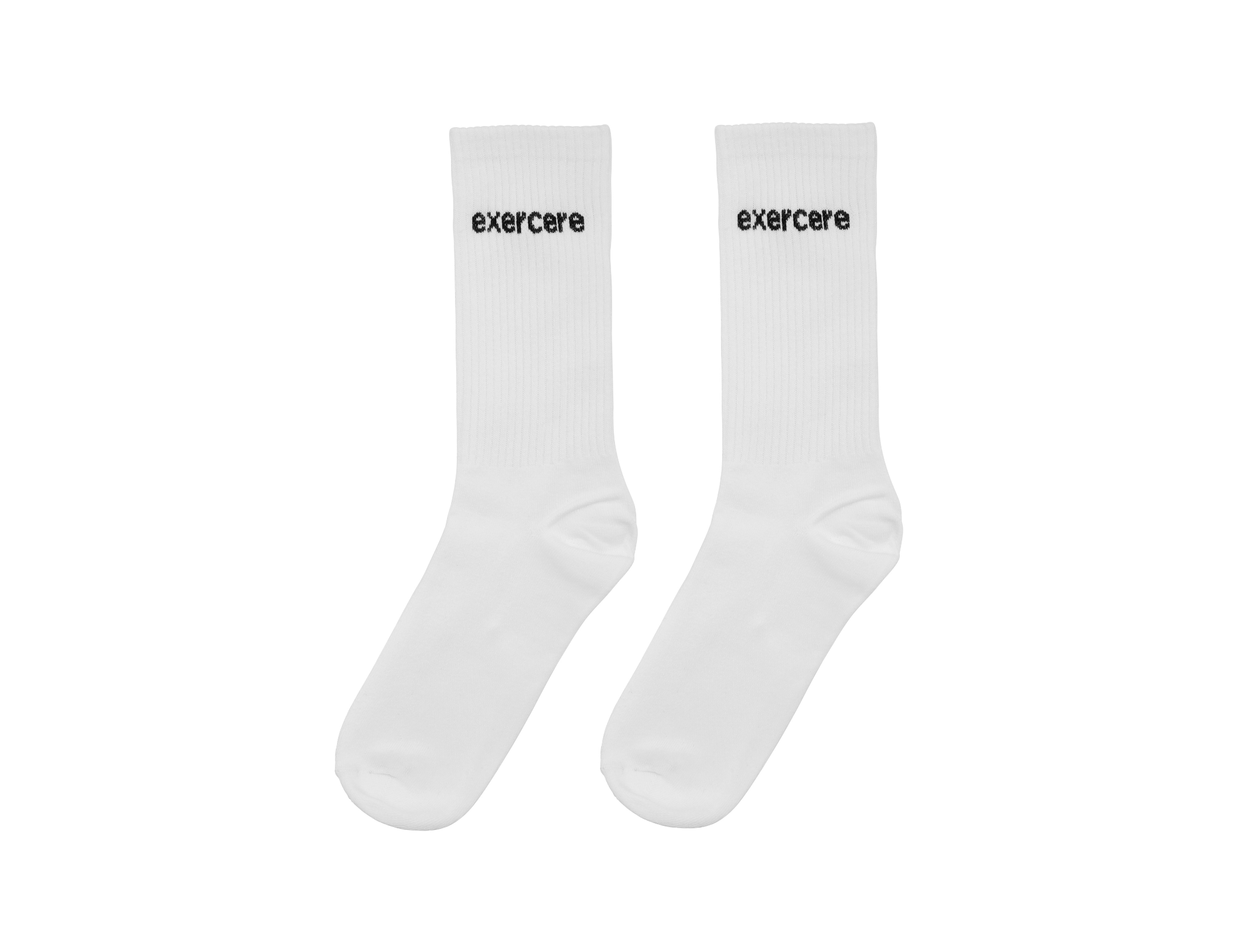 Exercere Socks One Size Logo Socks - White