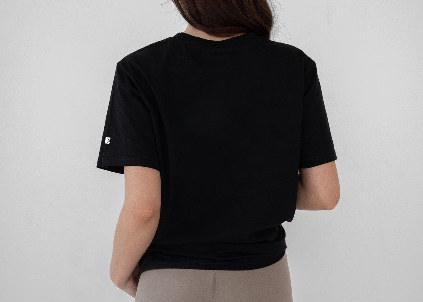 Exercere Tops Oversize Tee - Black Logo