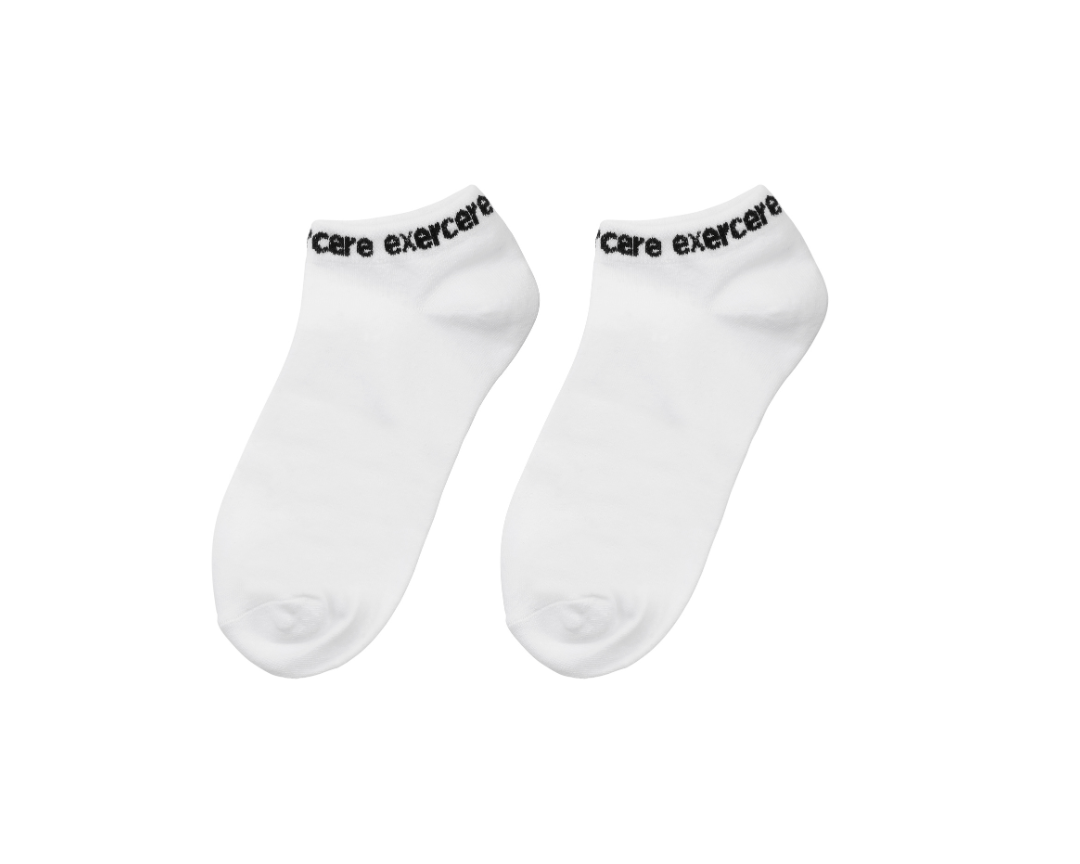 Exercere Socks One Size Ankle Socks - White