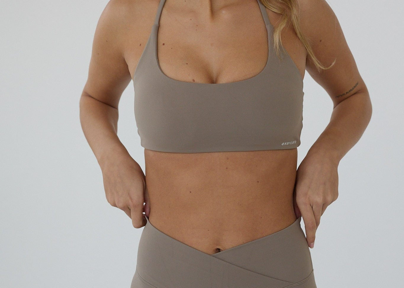 Exercere Sports Bras Sculpt Bra - Sand Beige