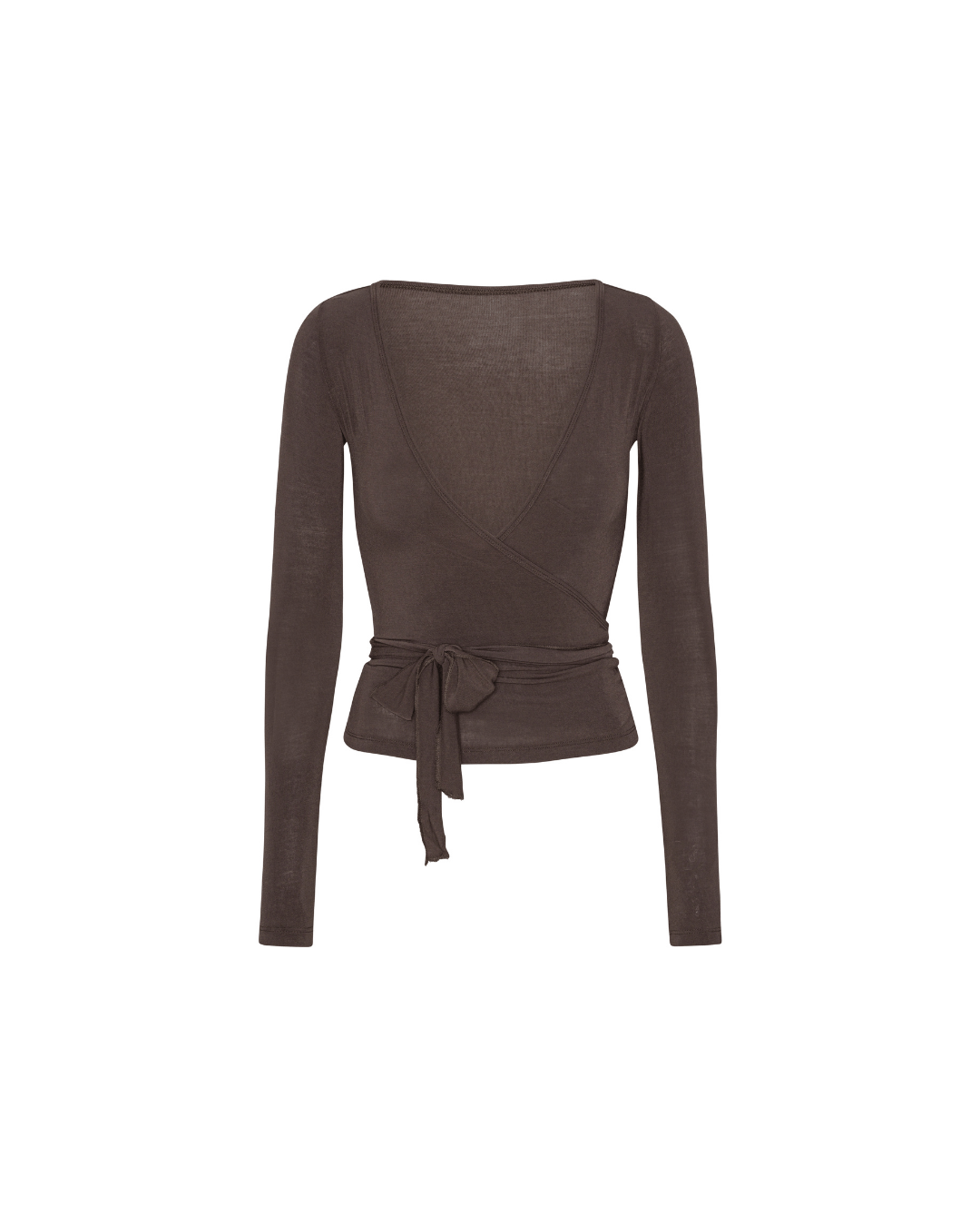 Exercere Blouses Ballet Wrap Blouse - Grey