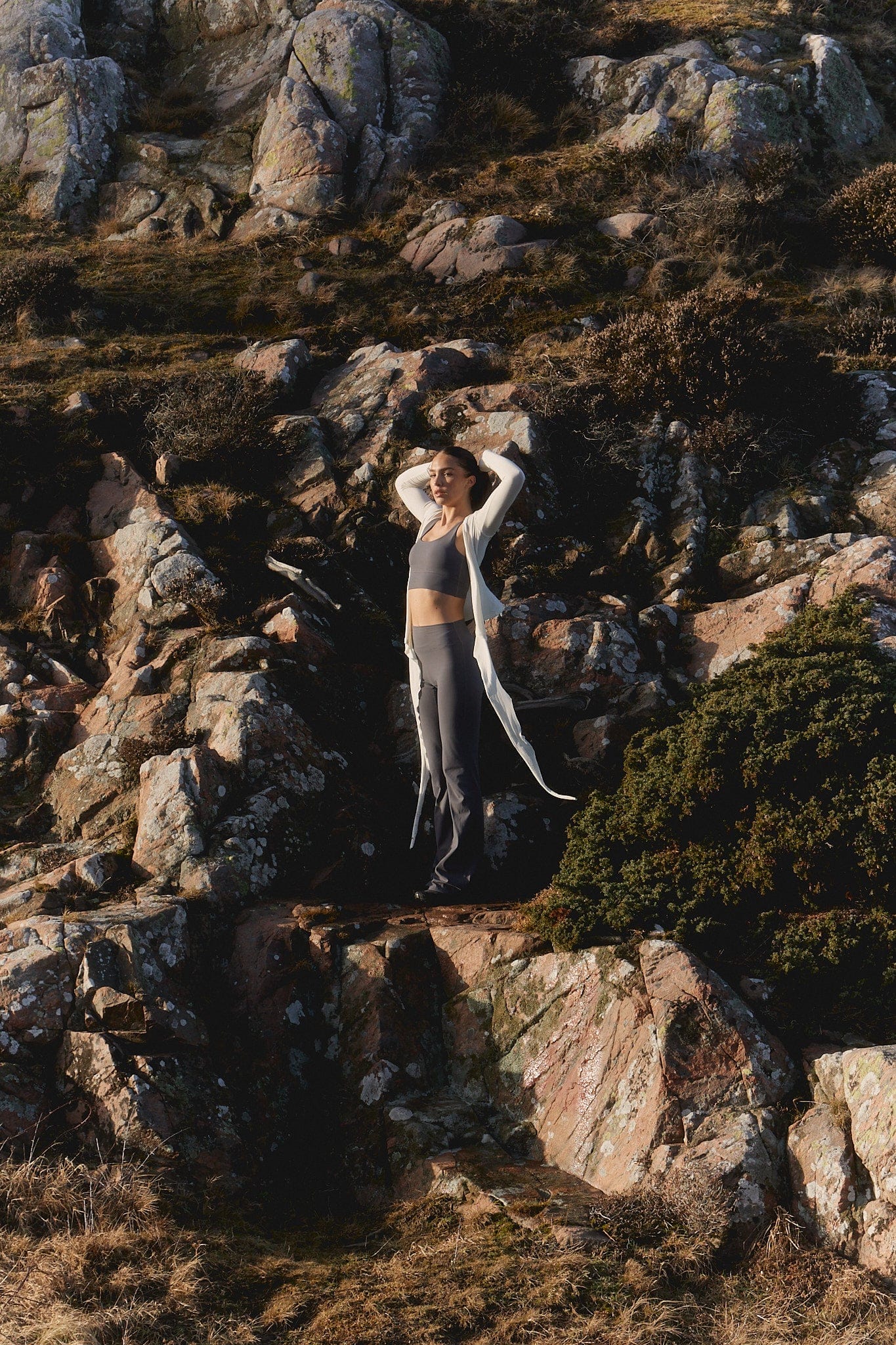 Exercere Blouses Ballet Wrap Blouse - White