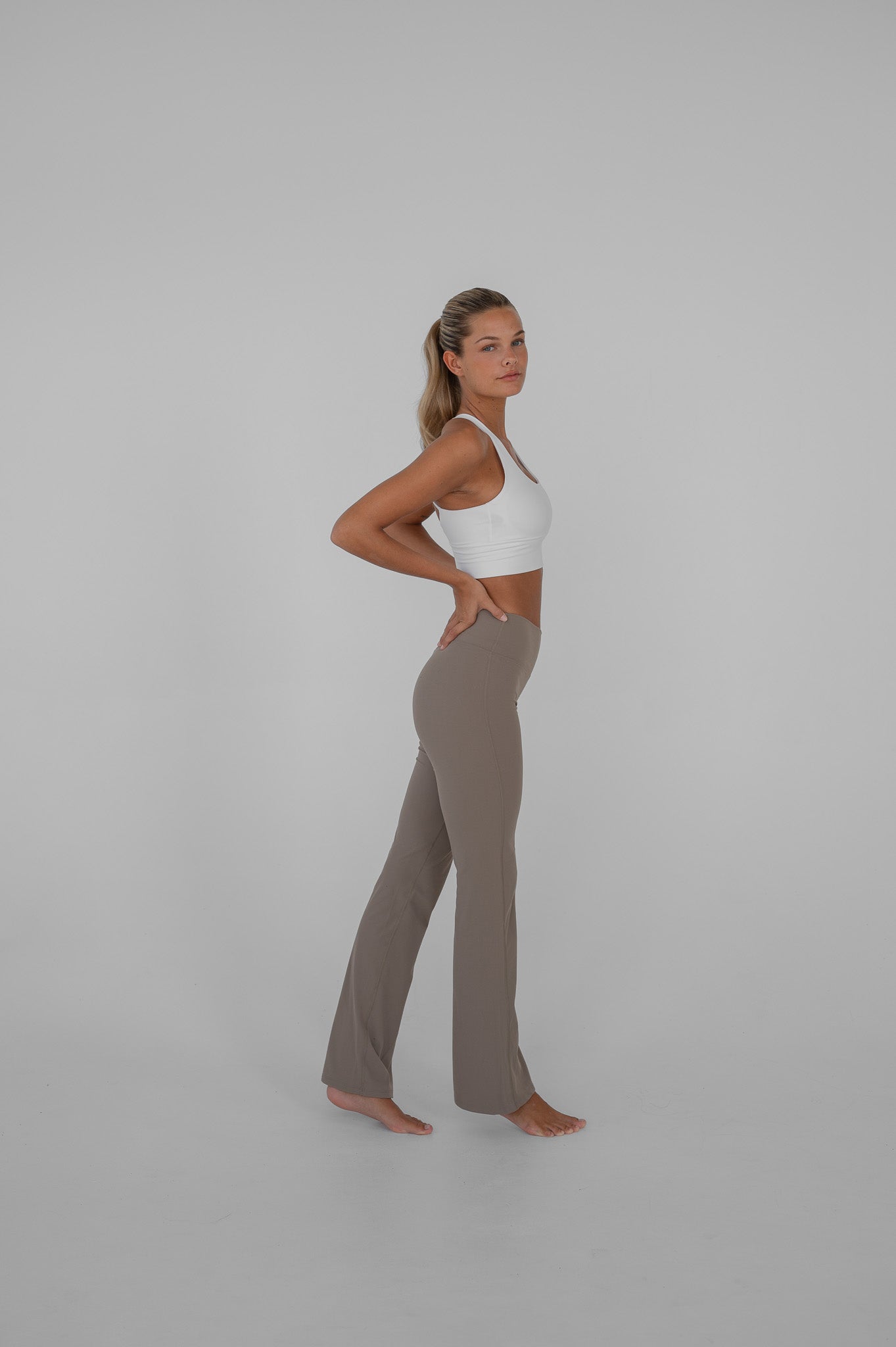 Beige 2025 yoga pants