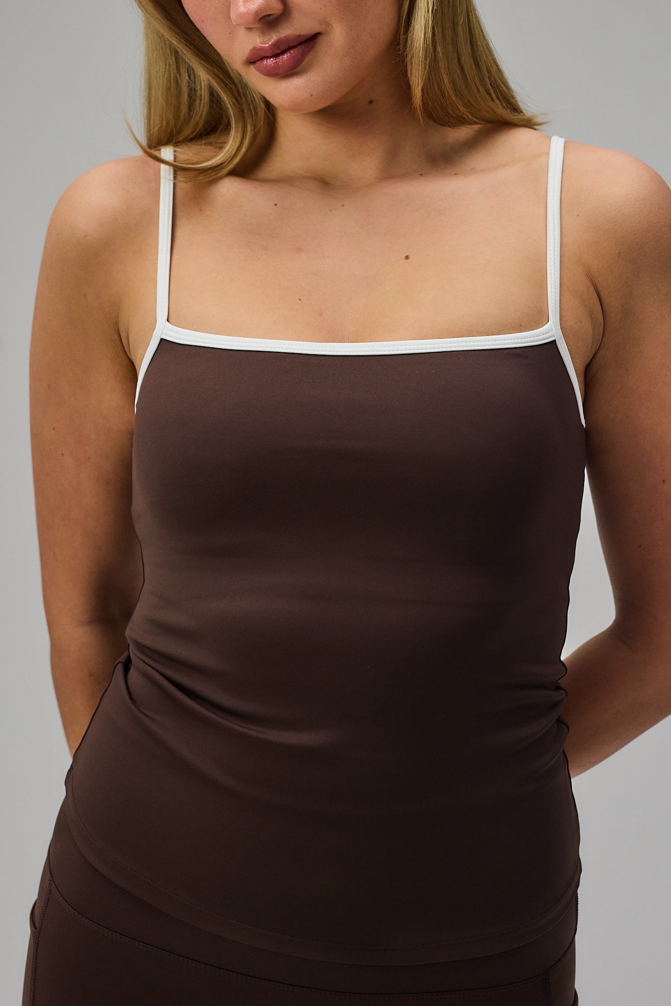 Active Tank Top - Pecan Brown | Exercere
