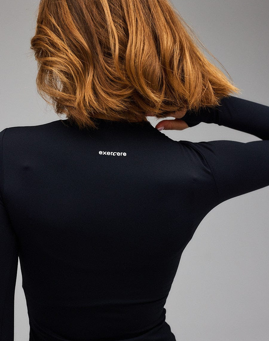 Exercere Tops Neaty Long Sleeve - Black