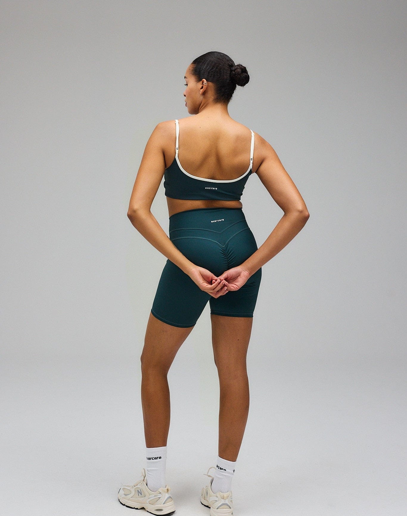 Exercere Shorts Sculpt Scrunch Shorts - Sea Green