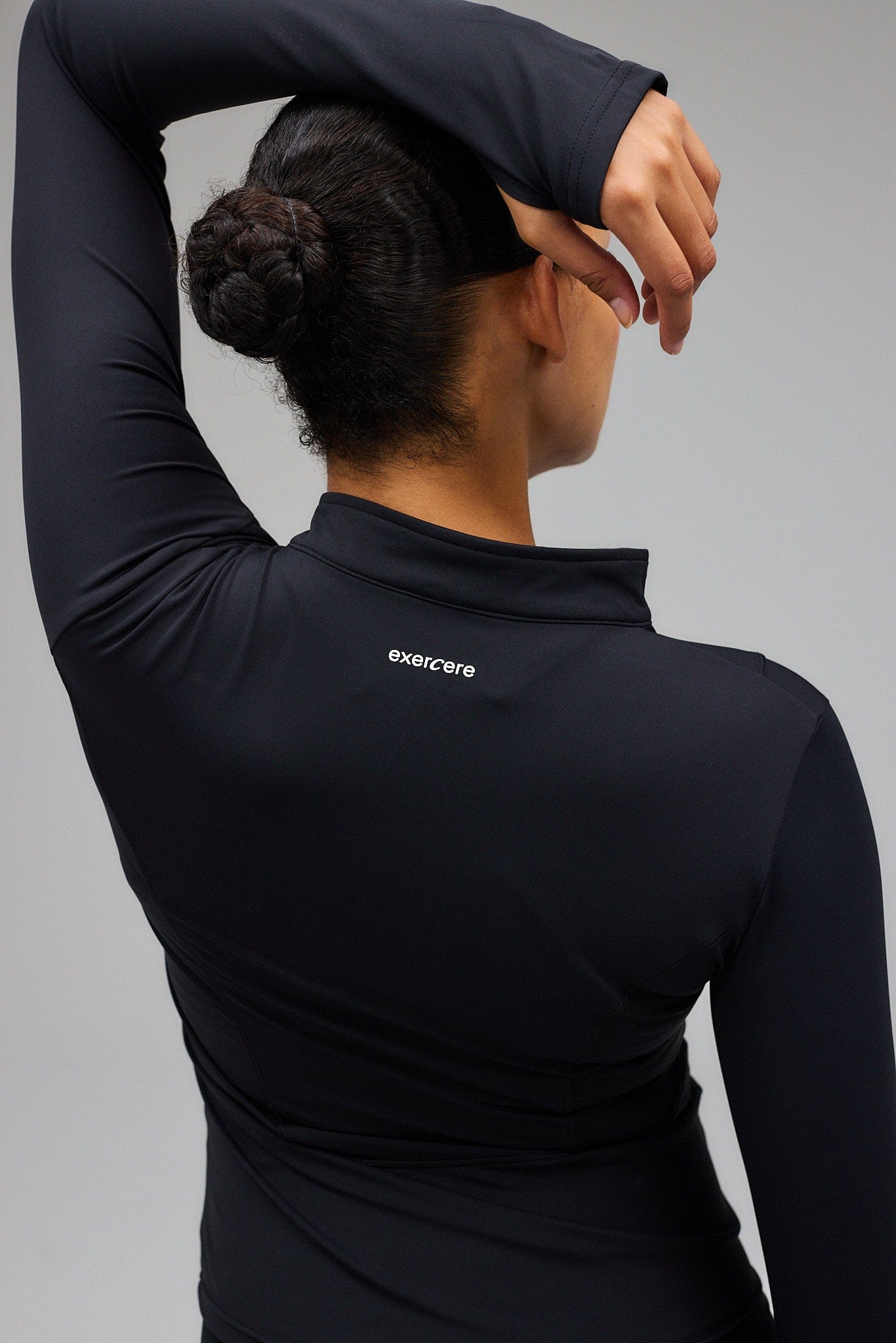 Hyper Zip Blouse - Black | Exercere