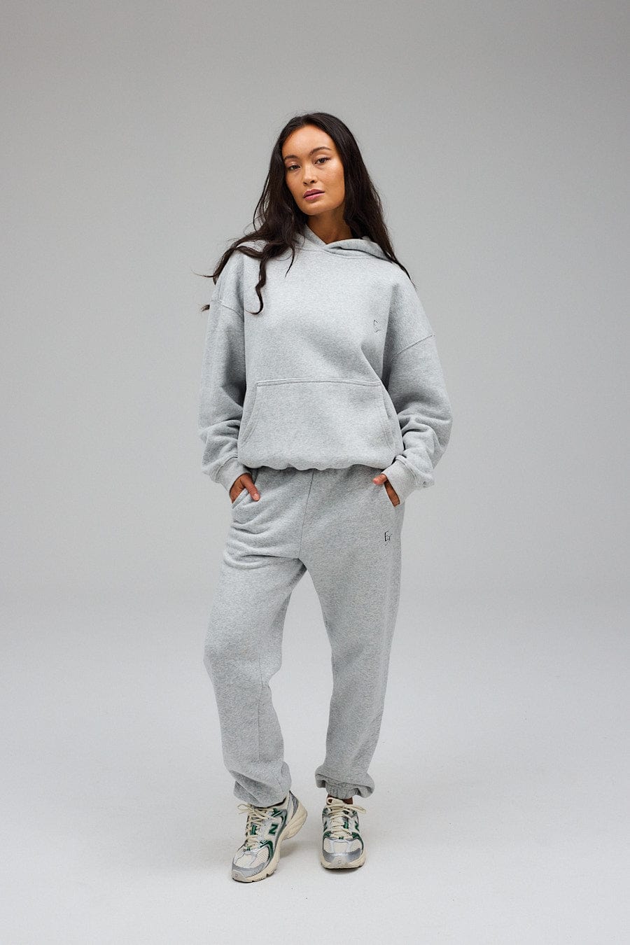 Exercere Blouses Hoodie - Grey Melange