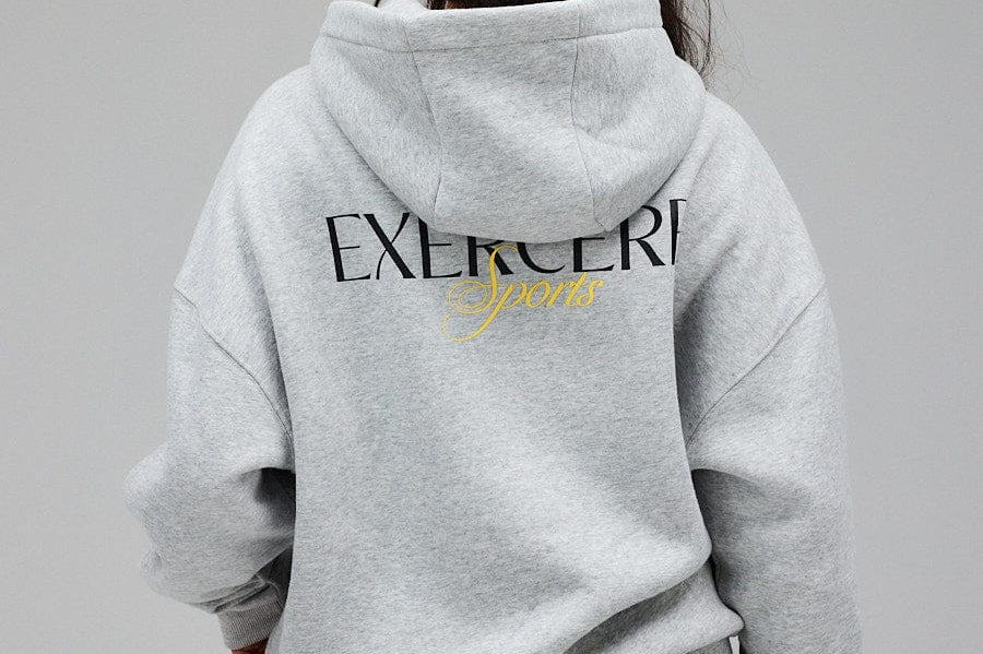 Exercere Blouses Hoodie - Grey Melange