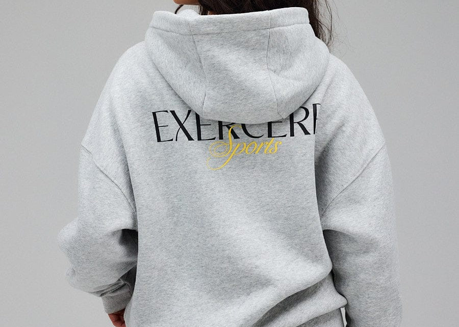 Exercere Blouses Hoodie - Grey Melange