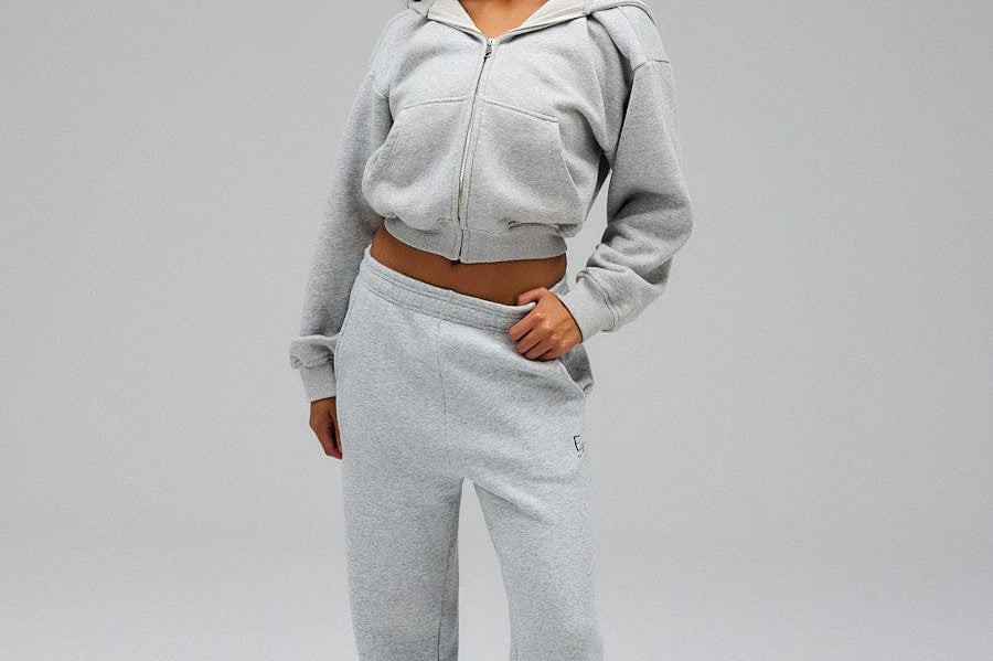 Exercere Sweat Wide Sweatpants - Grey Melange