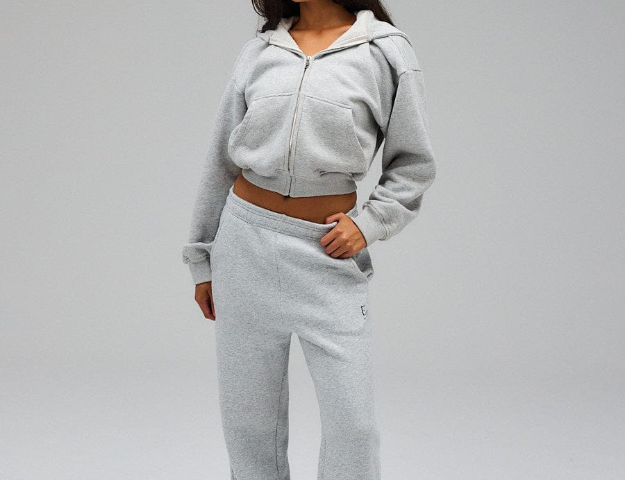 Exercere Sweat Wide Sweatpants - Grey Melange