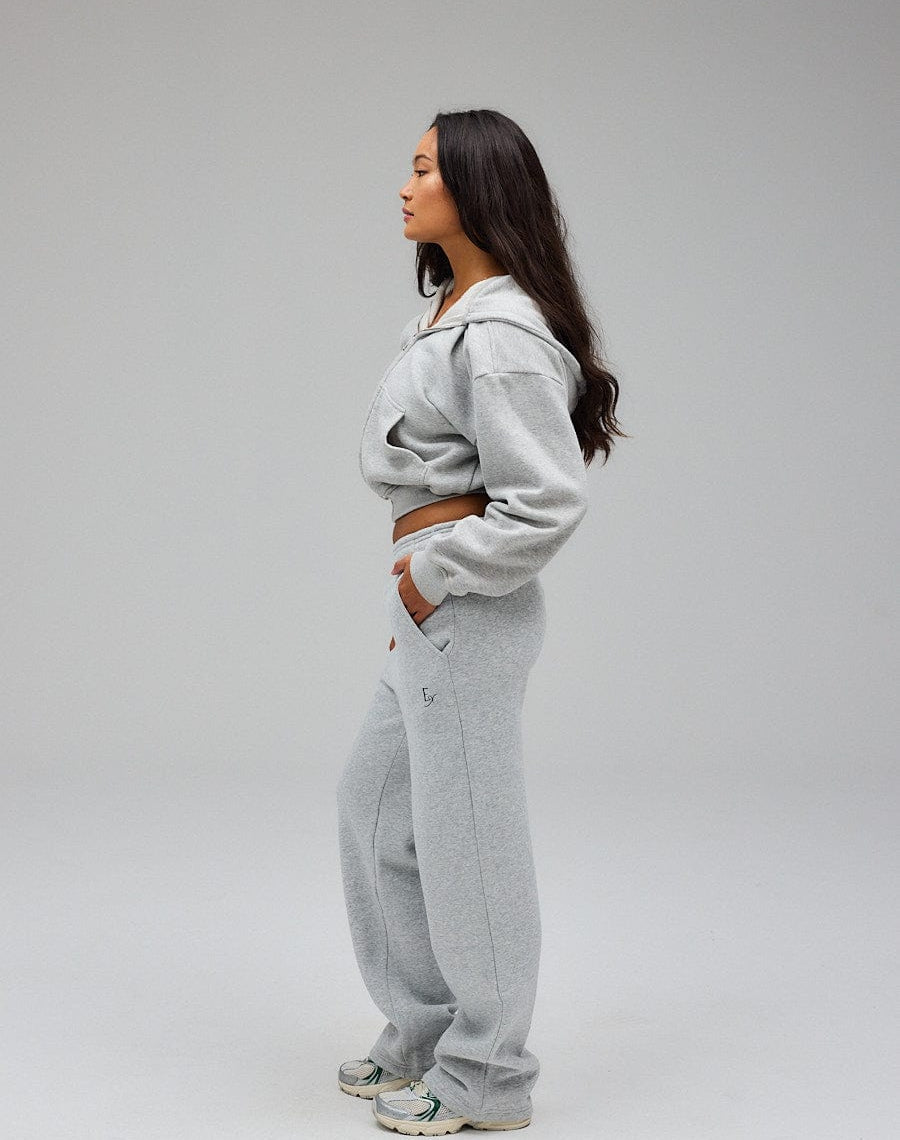 Exercere Sweat Wide Sweatpants - Grey Melange