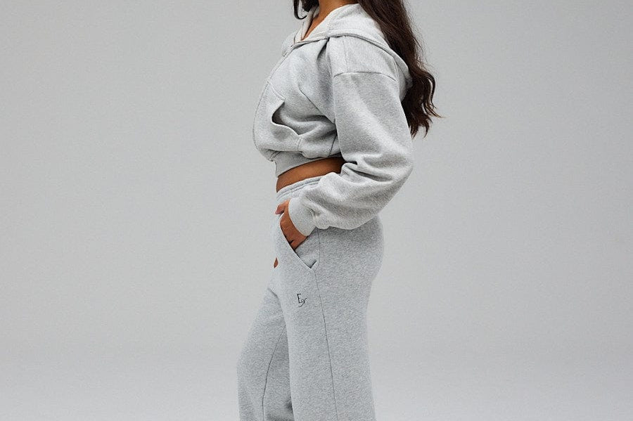 Exercere Sweat Wide Sweatpants - Grey Melange