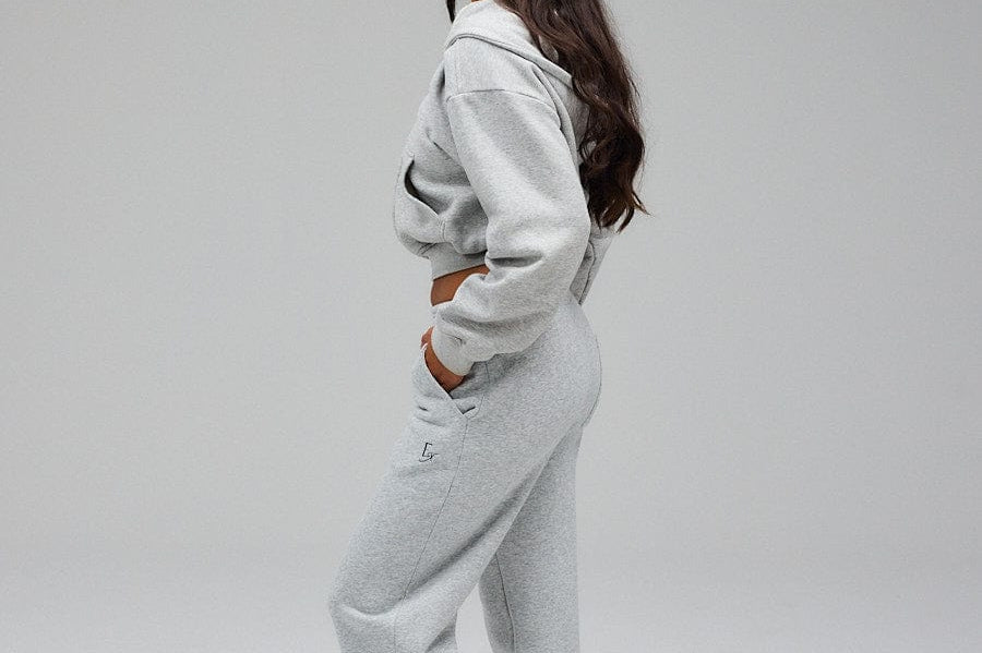 Exercere Sweat Wide Sweatpants - Grey Melange
