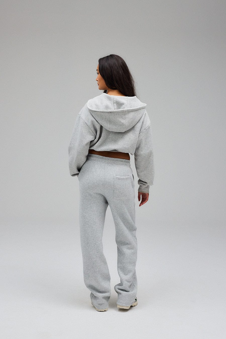 Exercere Sweat Wide Sweatpants - Grey Melange