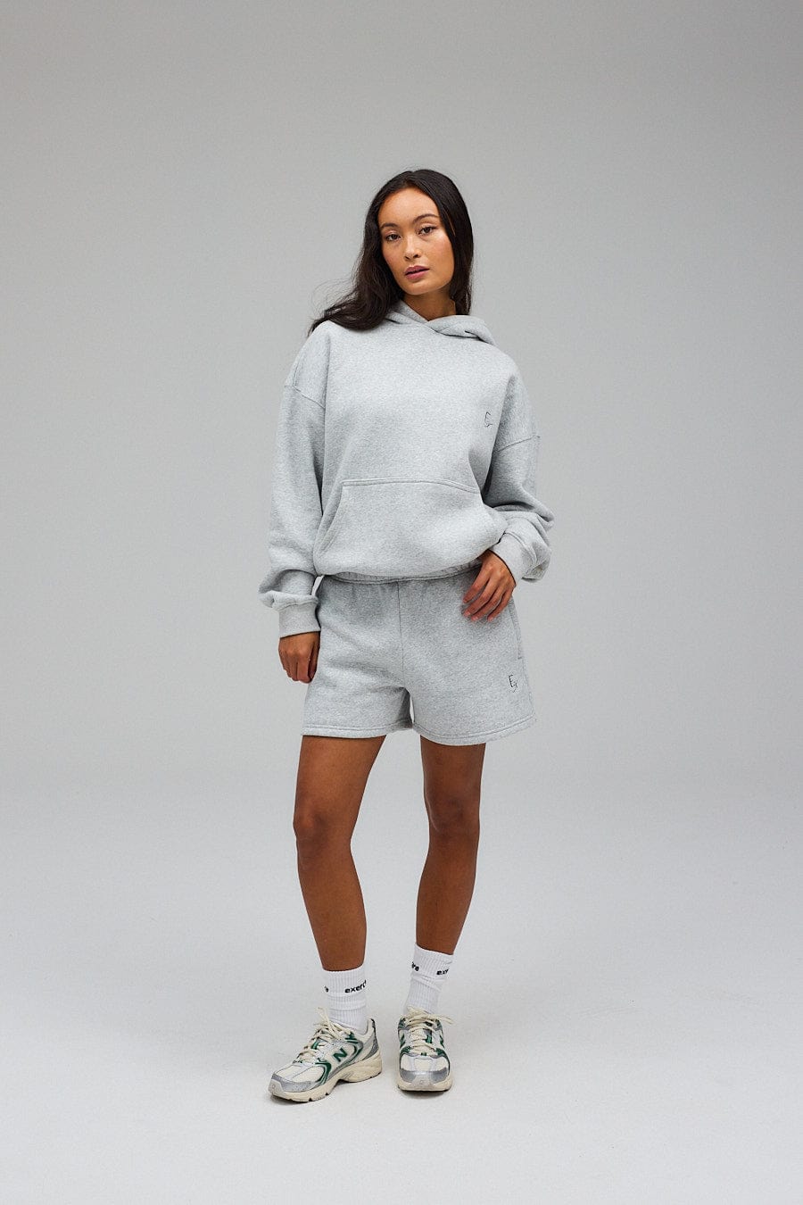 Exercere Sweat Sweat Shorts - Grey Melange