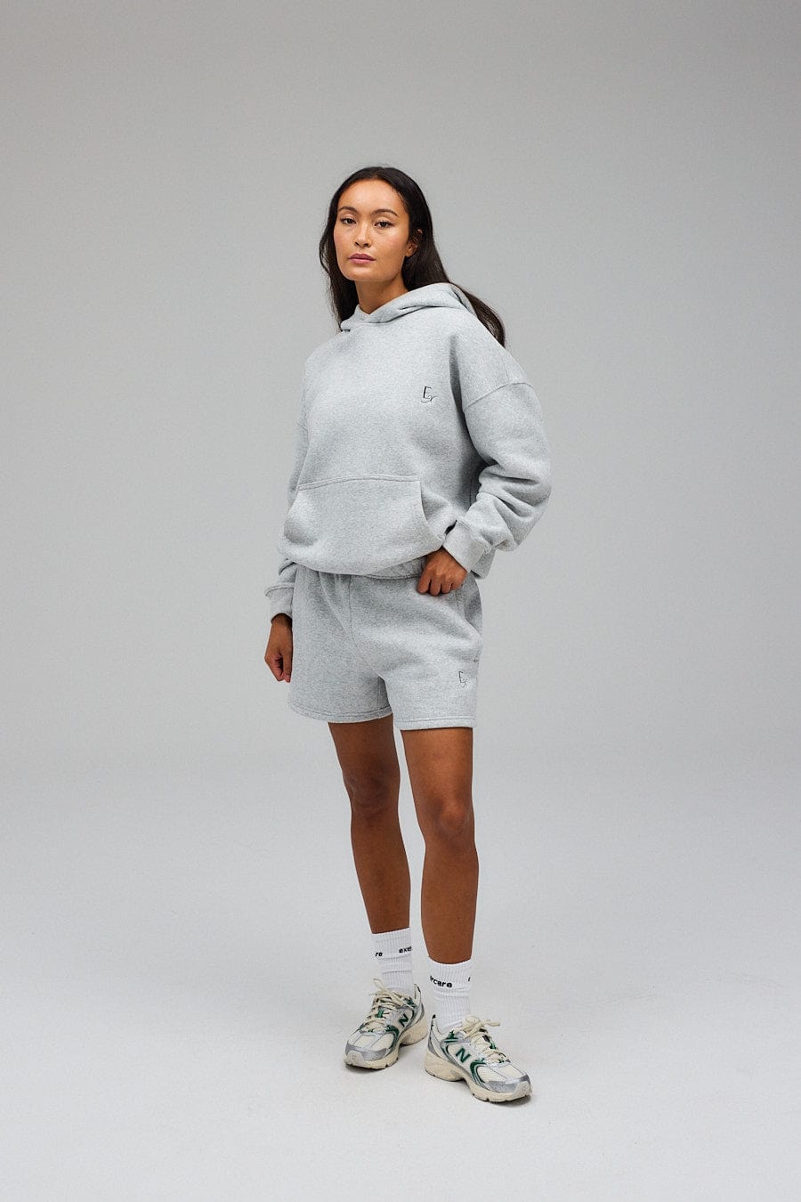 Exercere Sweat Sweat Shorts - Grey Melange