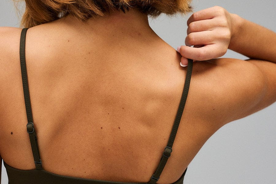 Exercere Sports Bras Scrunch Bra - Forrest Green