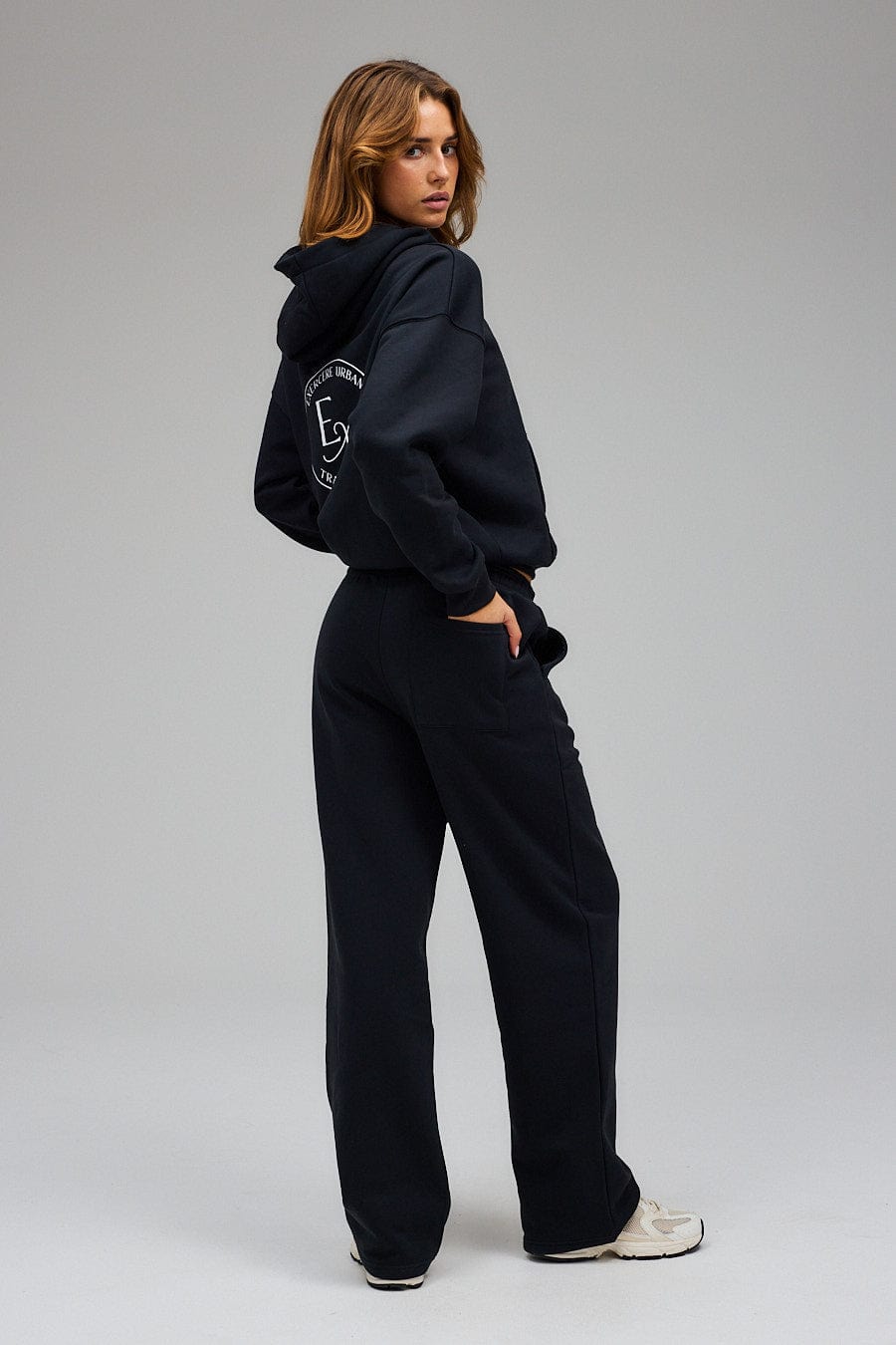 Exercere Sweat Wide Sweatpants - Black