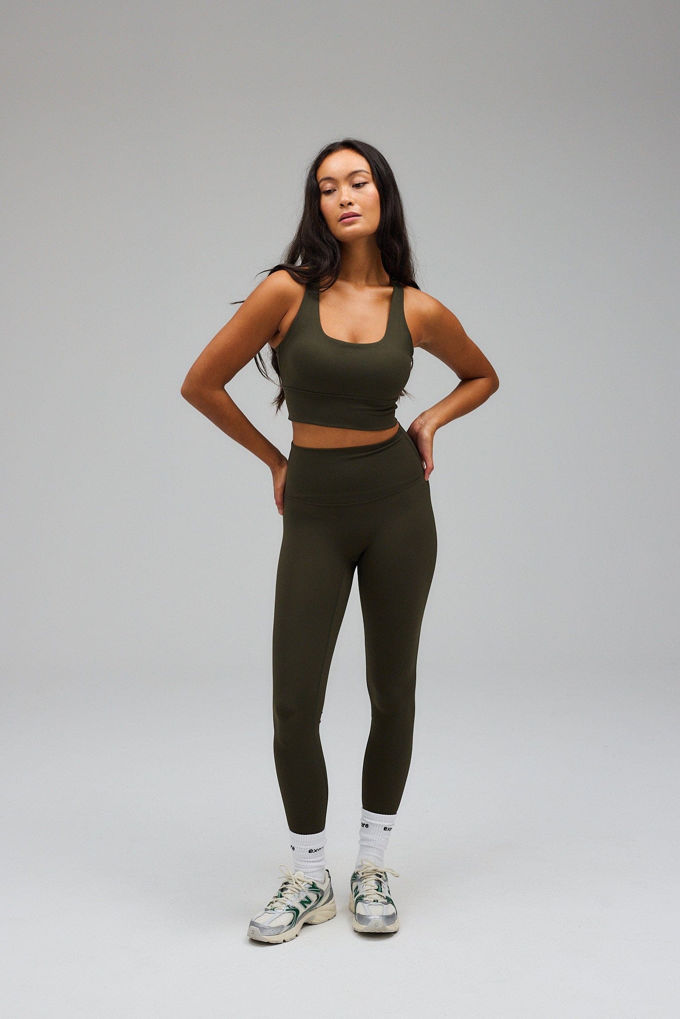 Exercere Sports Bras Neaty Bra - Forrest Green