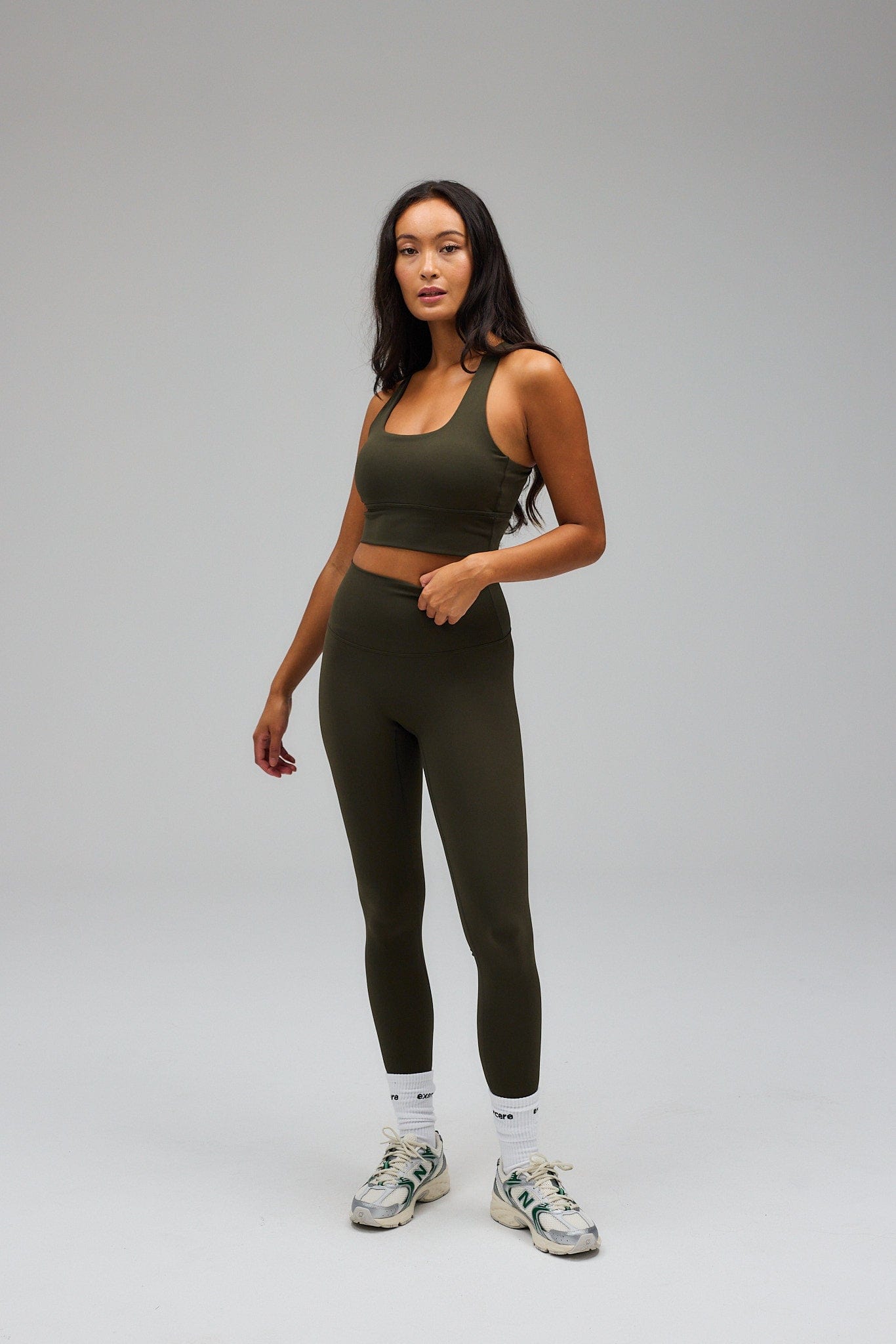 Exercere Sports Bras Neaty Bra - Forrest Green