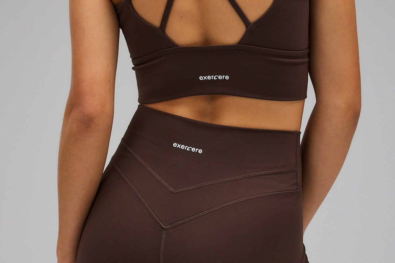 Exercere Tights Wrap Tights - Pecan Brown