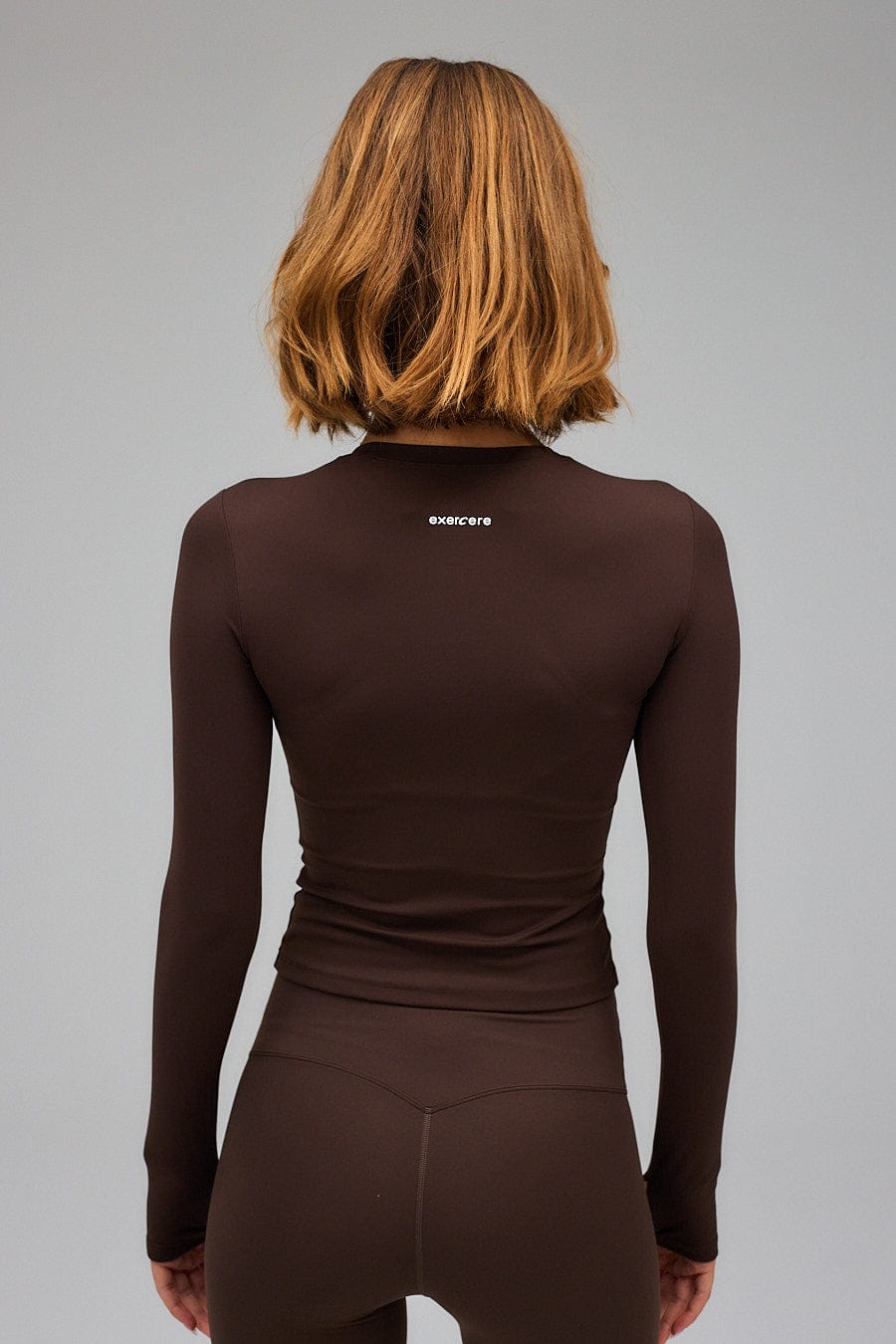 dark brown long sleeve t shirt
