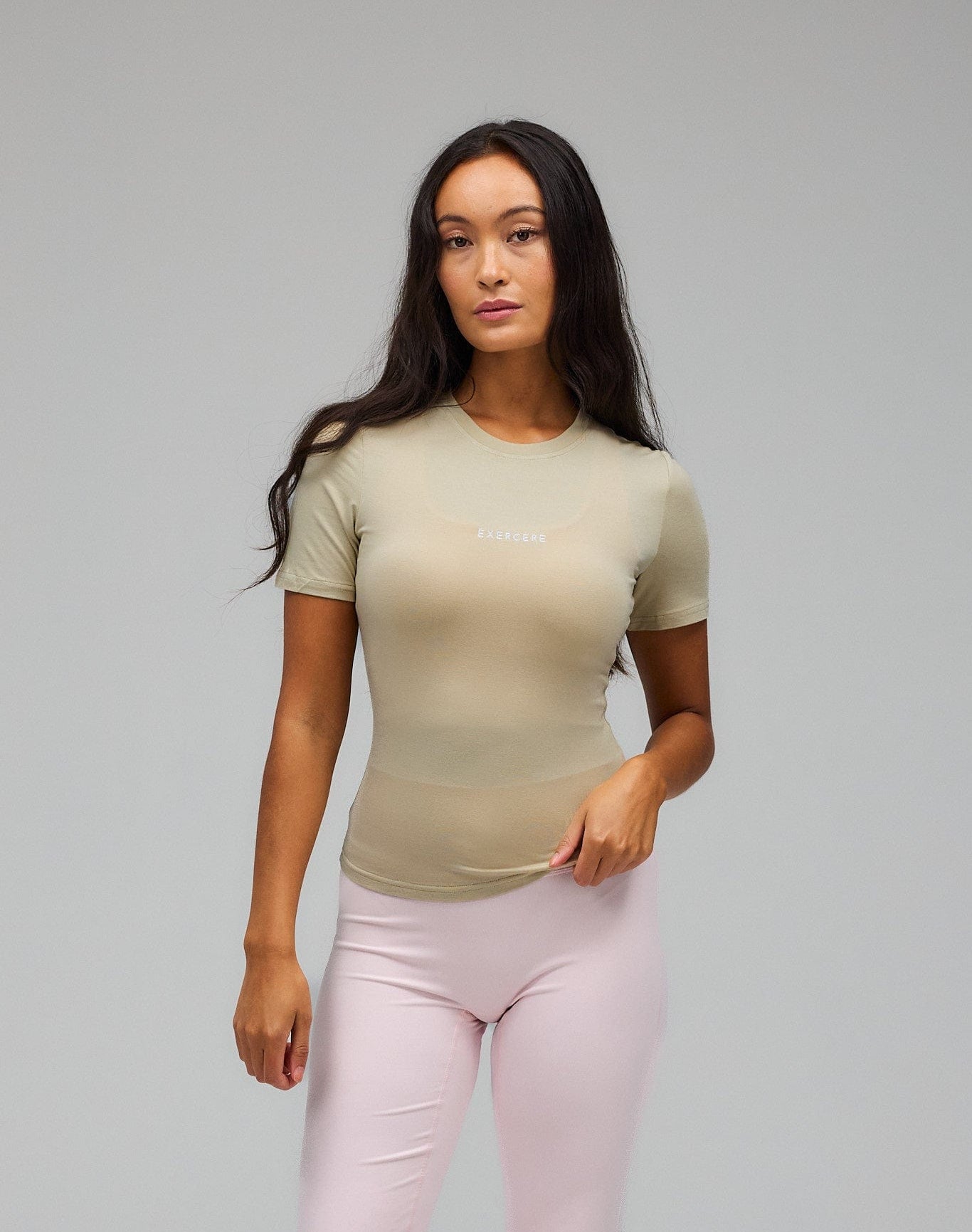 Exercere Tops Jersey T-shirt - Latte Beige