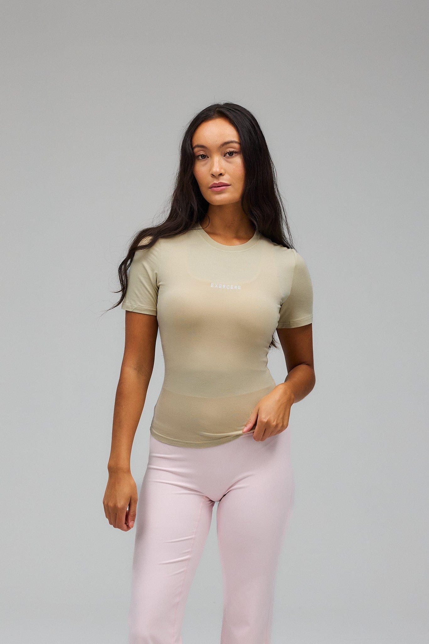 Exercere Tops Jersey T-shirt - Latte Beige
