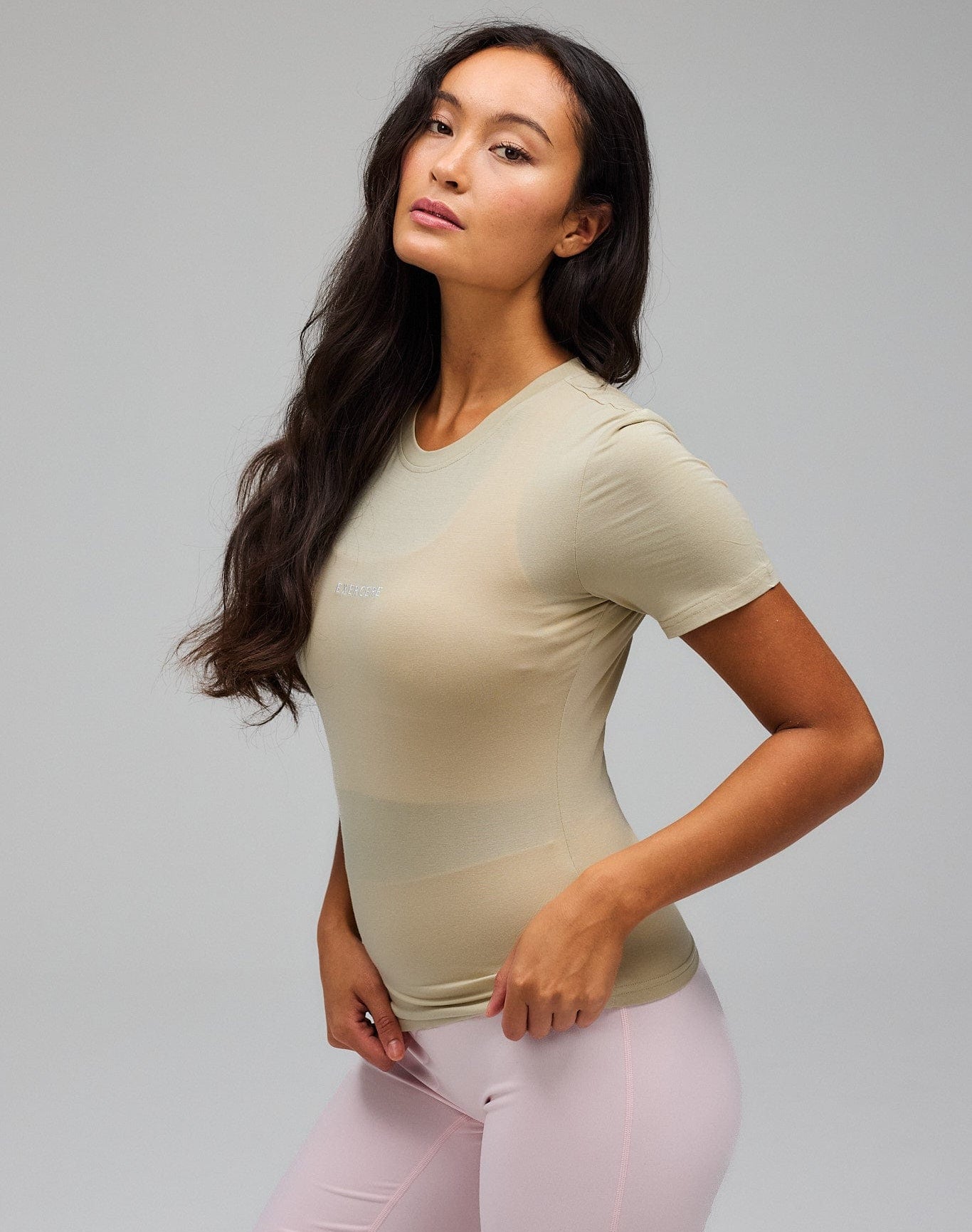 Exercere Tops Jersey T-shirt - Latte Beige