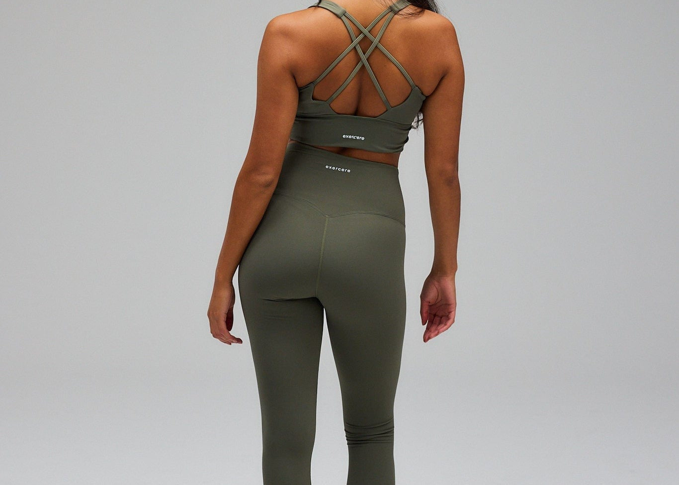 Exercere Sports Bras Neaty Bra - Olive Green