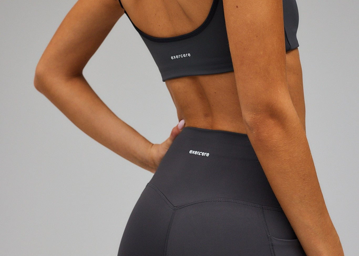 Exercere Sports Bras Active Pixi Bra - Slate Grey
