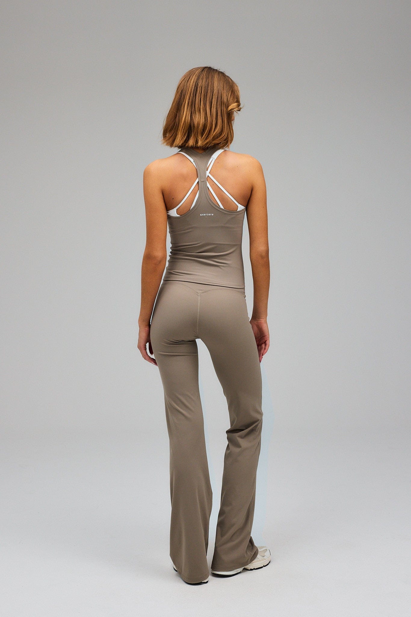 Flare Yoga Pants - Sand Beige | Exercere – Exercere
