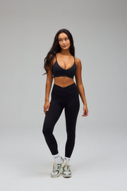 Exercere Sports Bras Scrunch Bra - Black