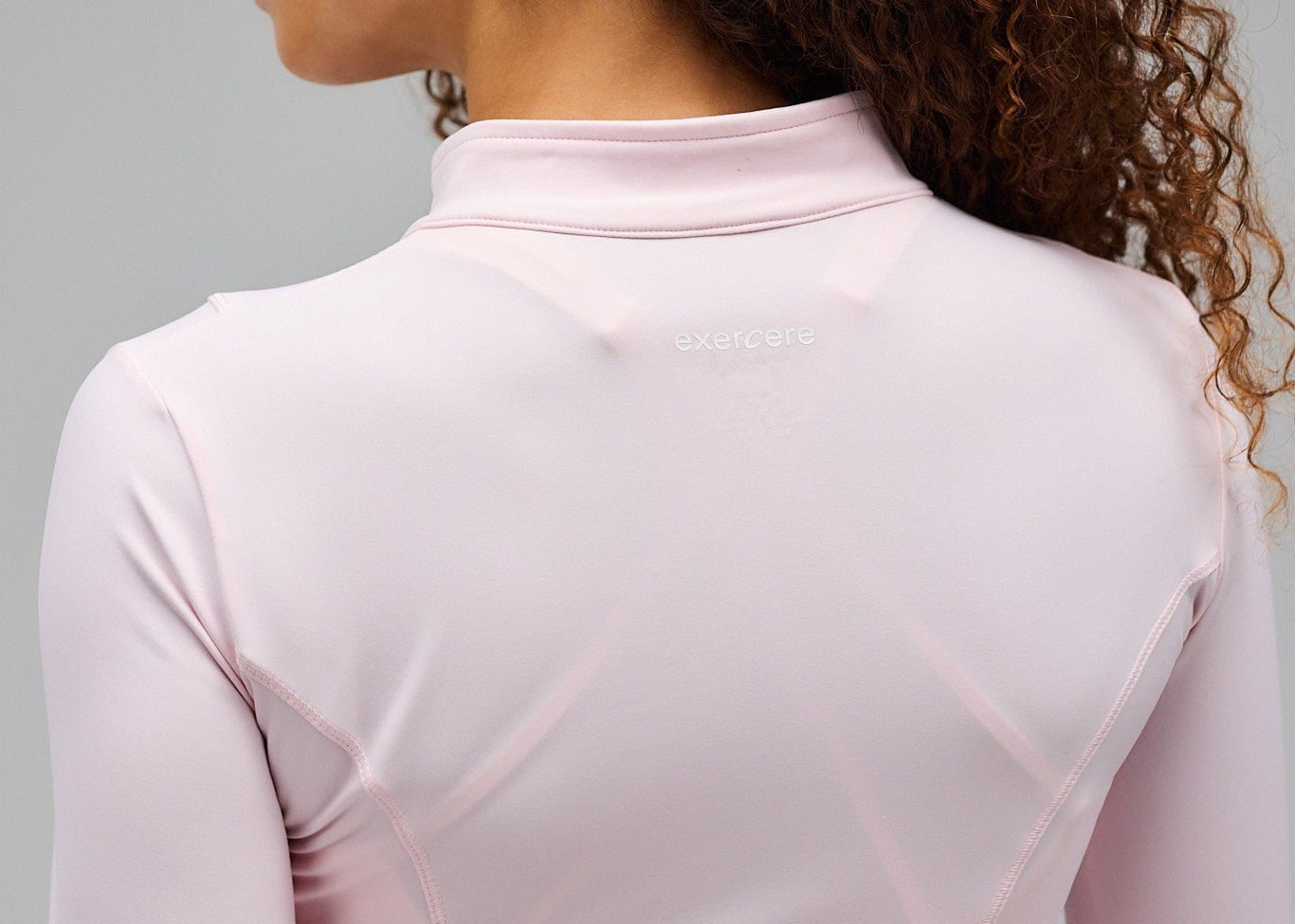 Exercere Blouses Hyper Zip Blouse - Soft Pink