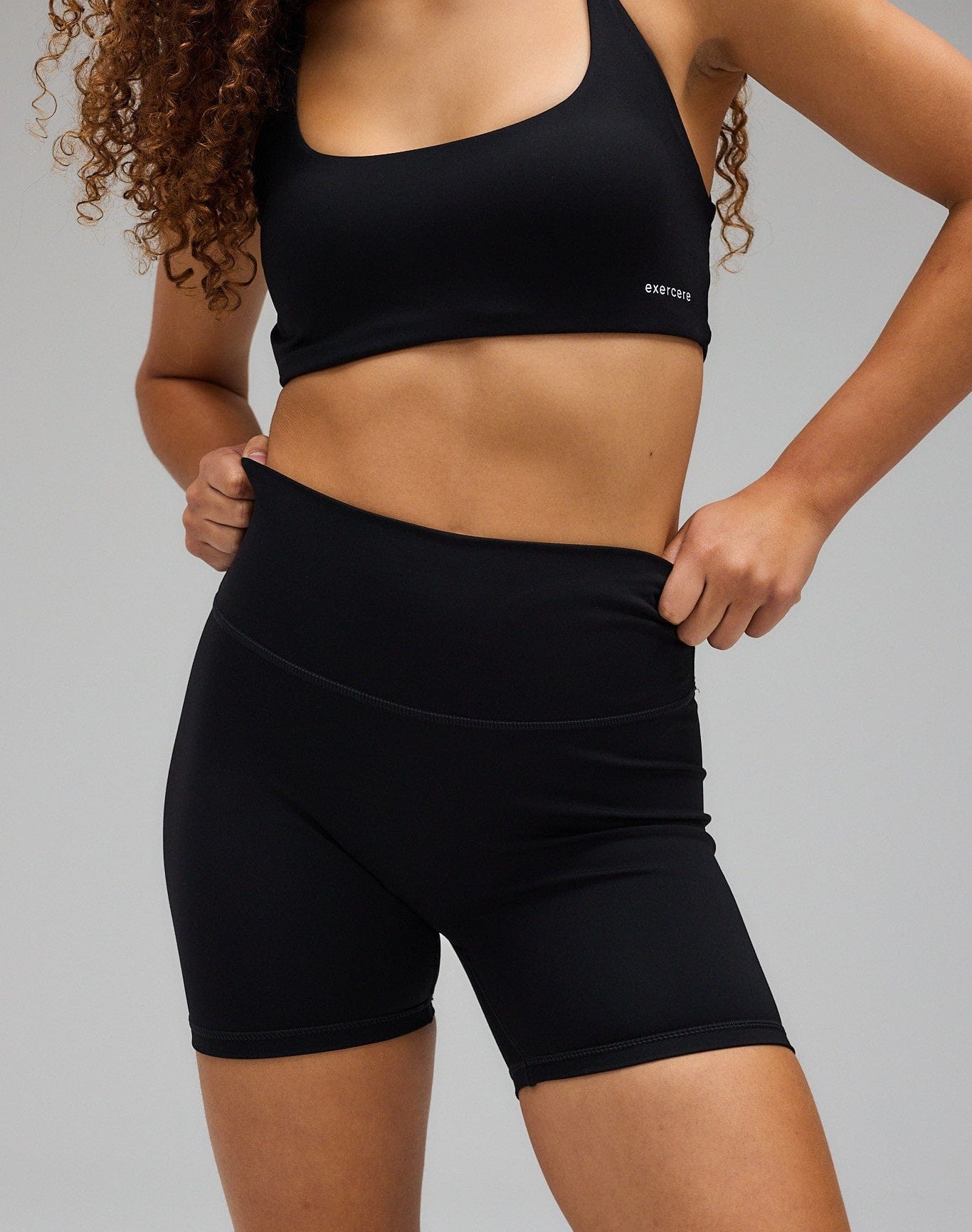 Exercere Shorts Sculpt Scrunch Shorts - Black