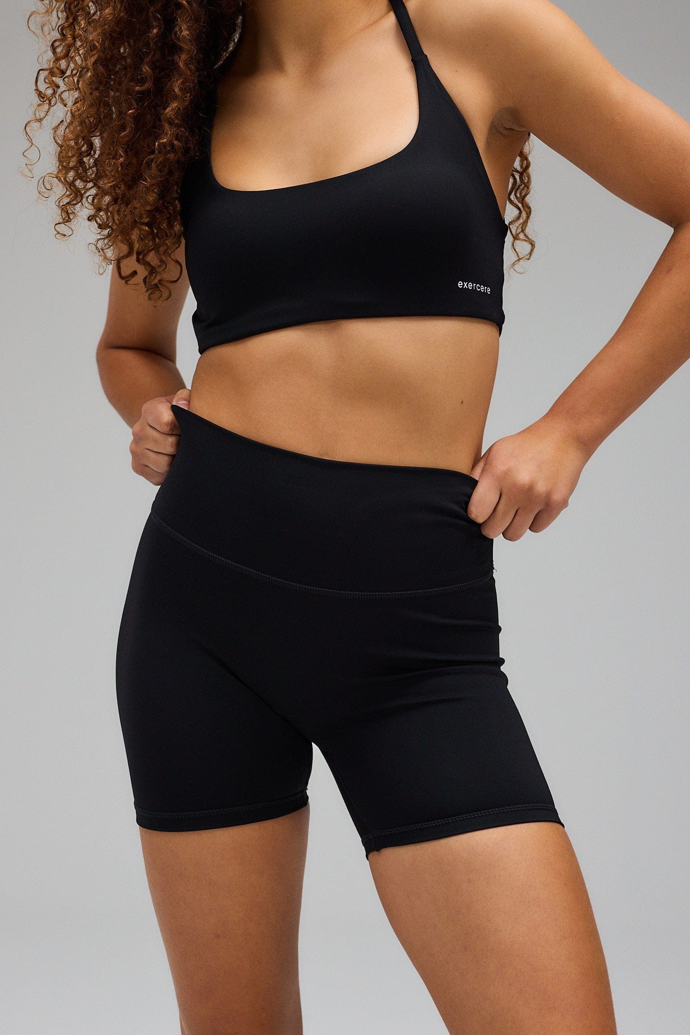 Exercere Shorts Sculpt Scrunch Shorts - Black