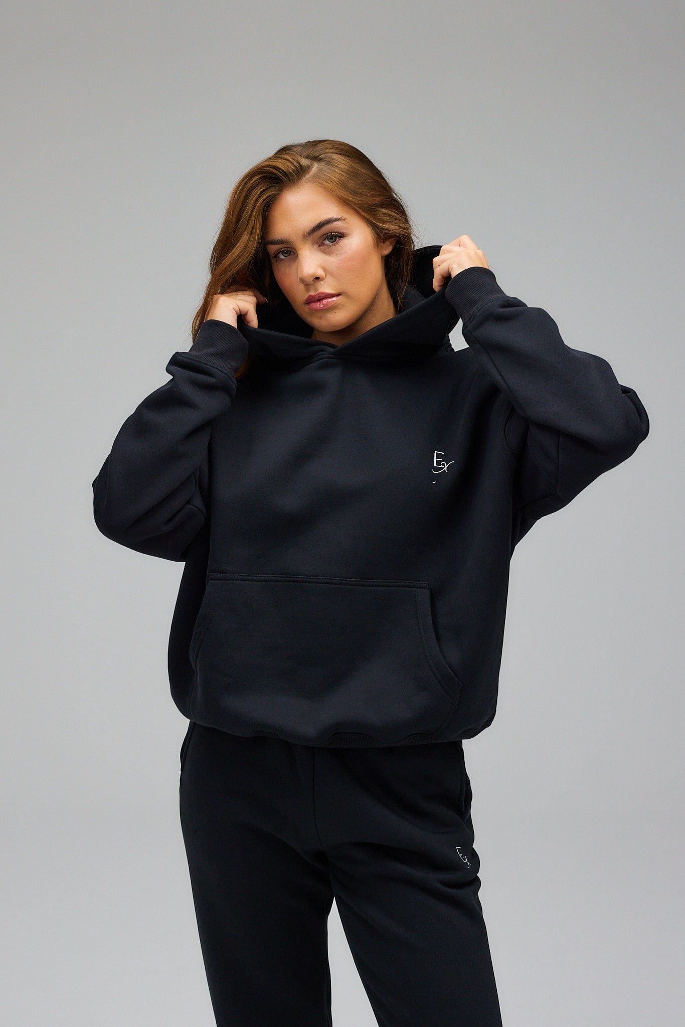 Exercere Blouses Hoodie - Black