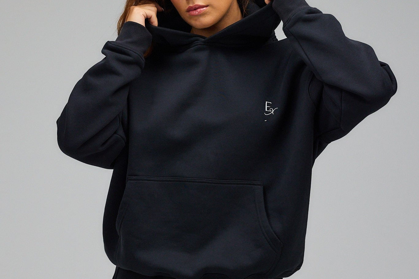 Exercere Blouses Hoodie - Black