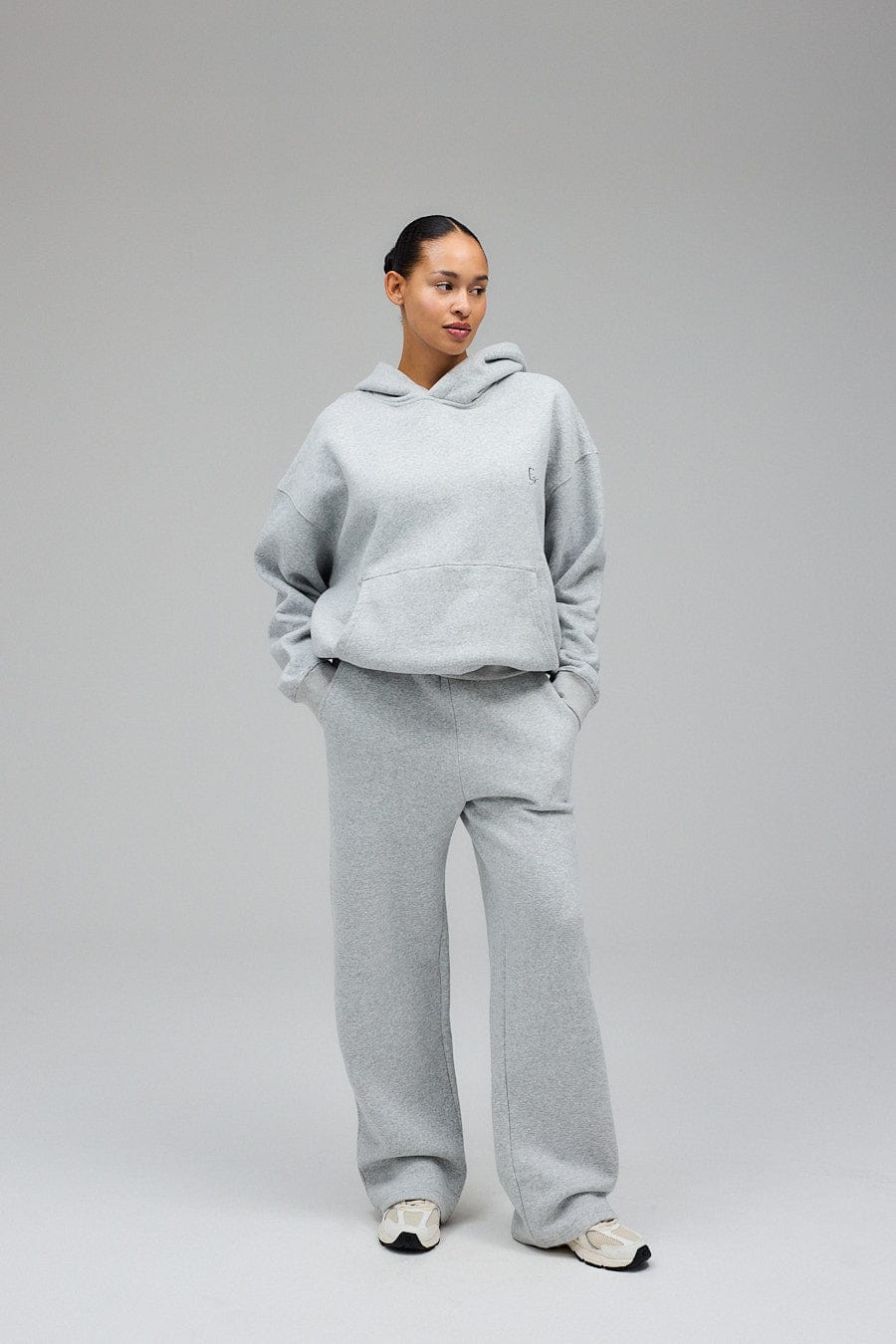 Exercere Blouses Hoodie - Grey Melange