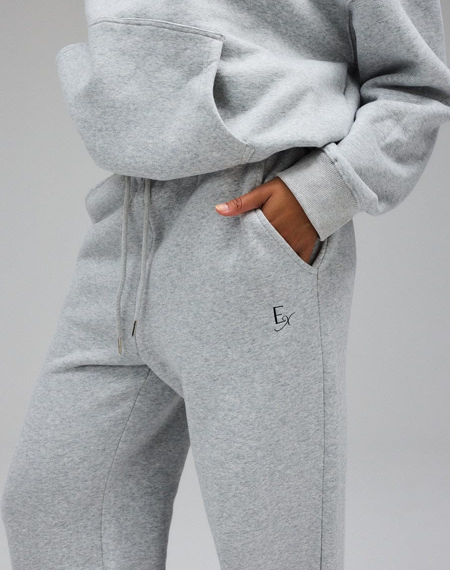 Exercere Sweat Wide Sweatpants - Grey Melange