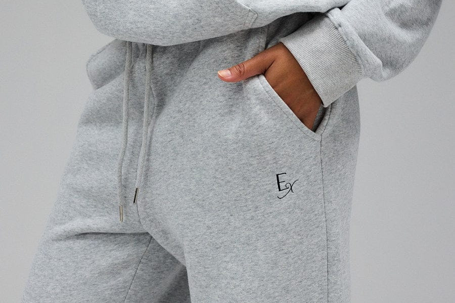 Exercere Sweat Wide Sweatpants - Grey Melange